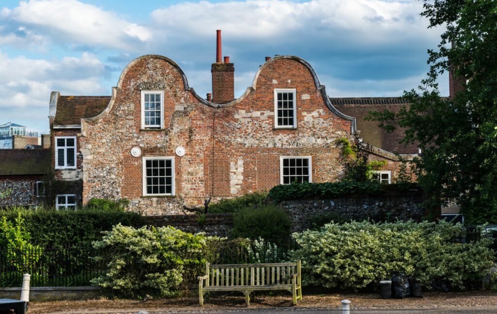 Best Schools in Norwich. Image of Cobblestone Street, Downtown, Norwich