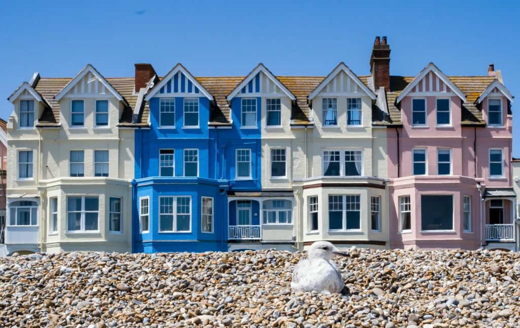 Aldeburgh Beach in Summer