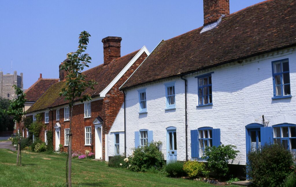 Cottages at Orford in Suffolk
