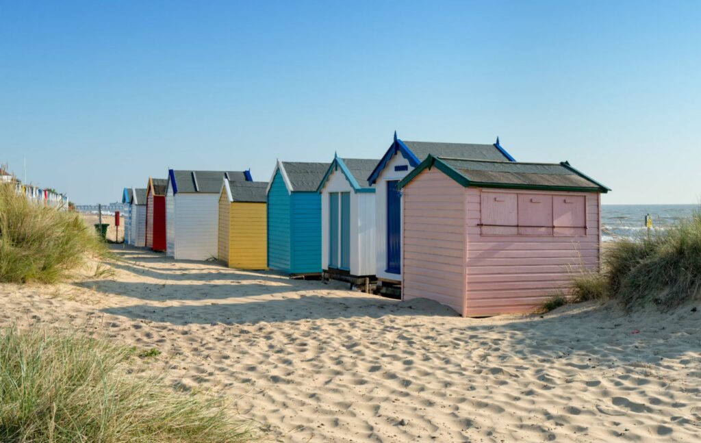 Southwold beach huts, Suffolk