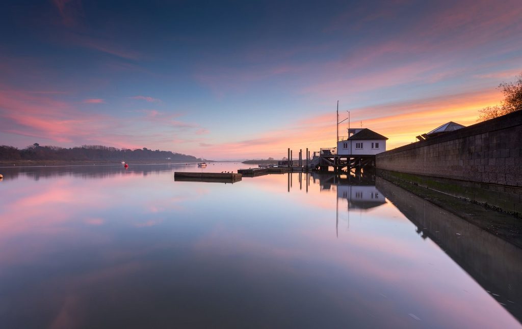 Tide Mill on the River Deben in Woodbridge, Suffolk